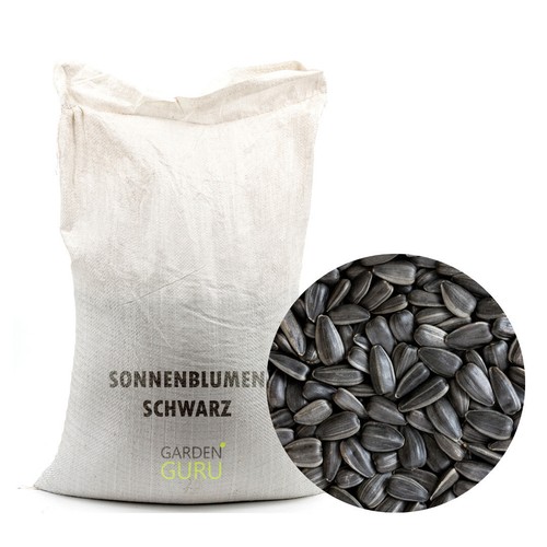 Schwarze sonnenblumenkerne - schwarze,