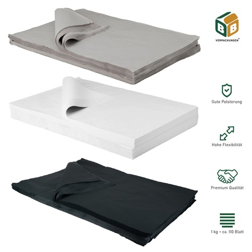 Packseide sorten weiß - in, 6
