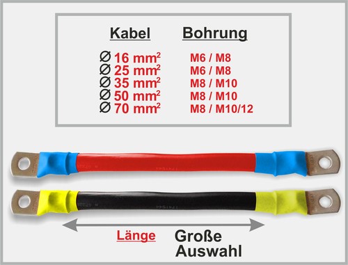 Batteriekabel verlängerung - batteriekabel,