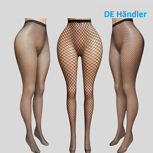 Sexy schwarze netz - netz, strumpfhose