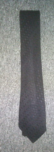 Schwarze krawatte mit - ,