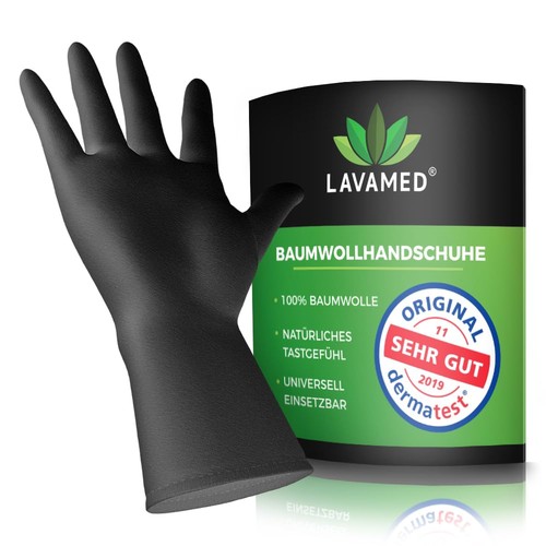 Schwarze baumwollhandschuhe - schwarze,