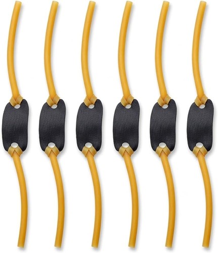 6er set steinschleuder gummi - steinschleuder,