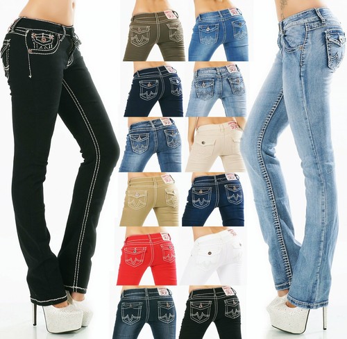 Damen jeans hose - jeans, gerade