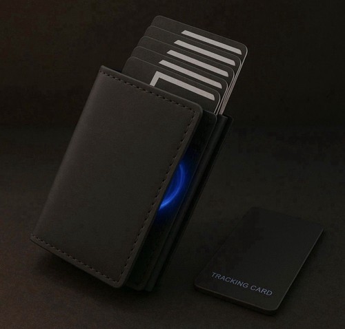 Smarte schwarze wallet - schwarze,