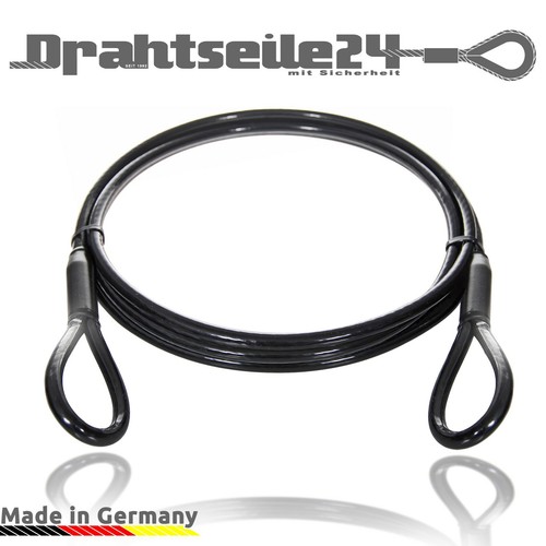 Stahlseil ummantelt mit ösen - stahlseil,