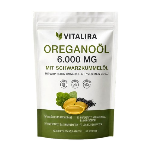 Vitalira oreganoöl 6000mg - vitalira,
