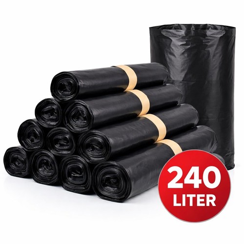 Schwarze müllsäcke 240l 10 - schwarze,