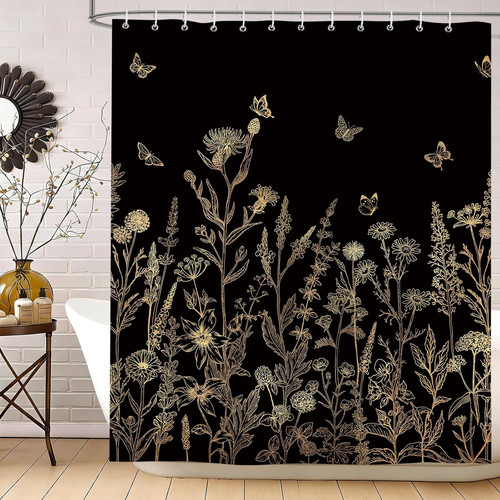 Boho vintage duschvorhang - boho,