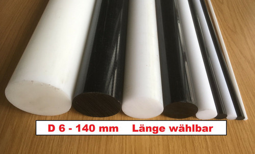Pom rundstab stab 200mm l - pom,