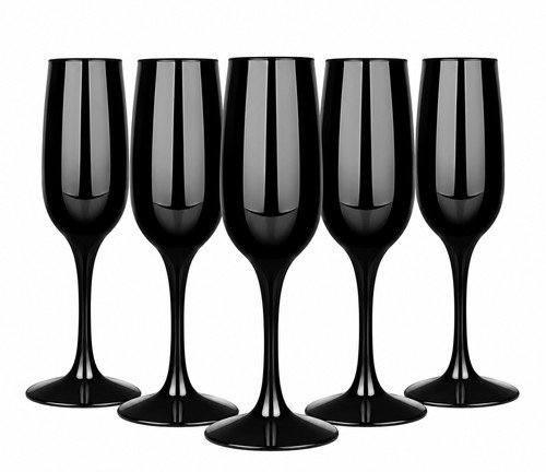 Schwarze sektgläser 200ml - sektgläser,
