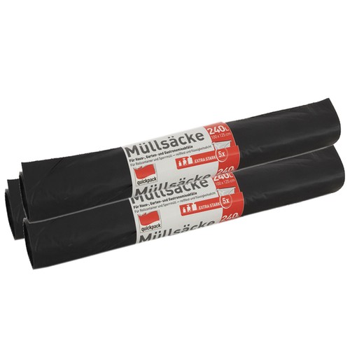 Schwarze müllsäcke 240 - schwarze,